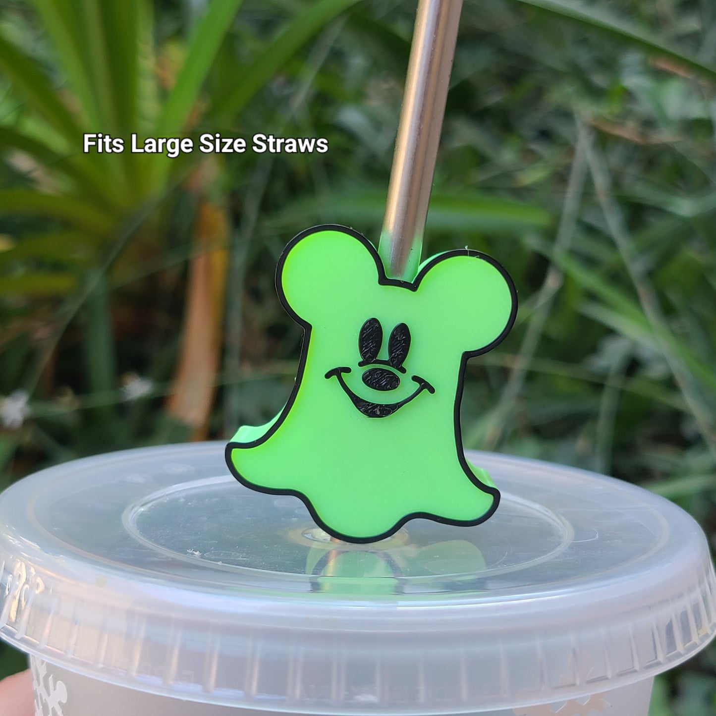 Ghost Straw Topper (Glows in the Dark)