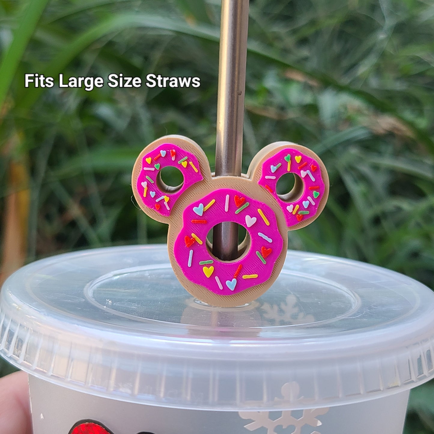 Donut Straw Topper