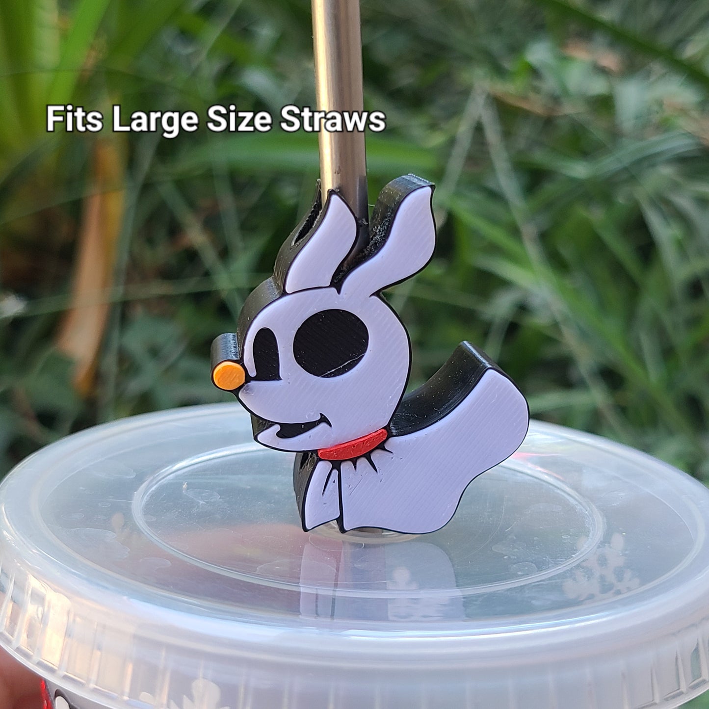 Ghost Dog Straw Topper