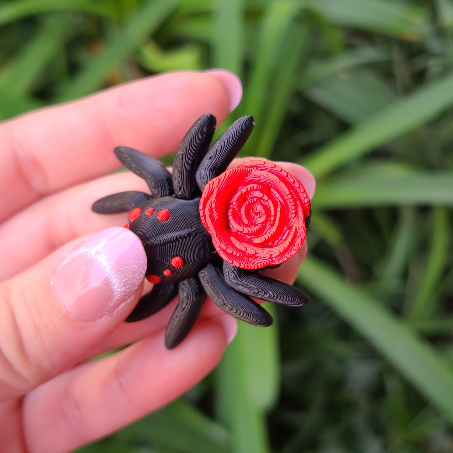 Mini Rose Fidget Spider