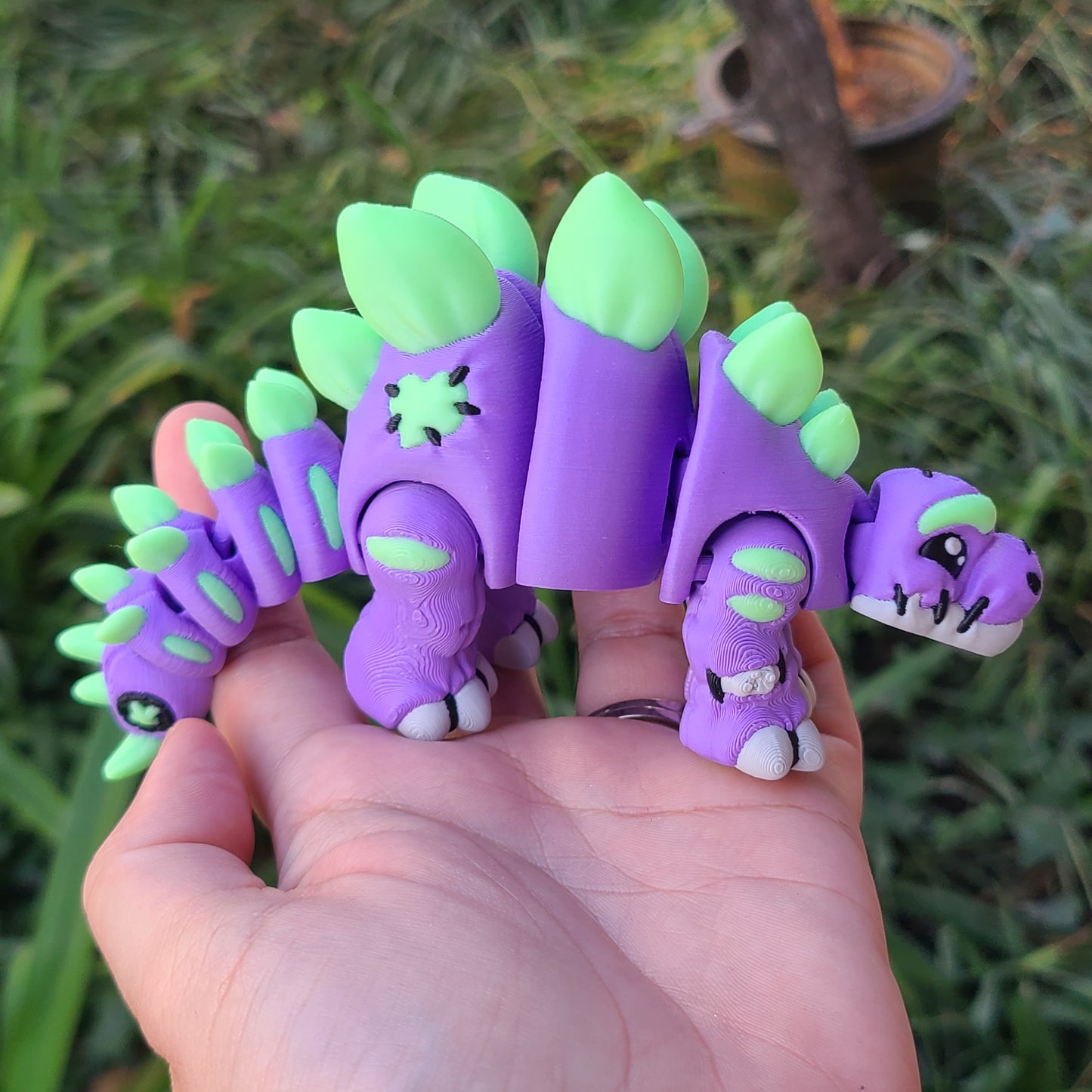 Steggy Fidget Dino (Glow in the Dark)