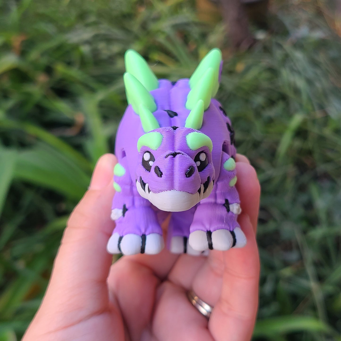 Steggy Fidget Dino (Glow in the Dark)