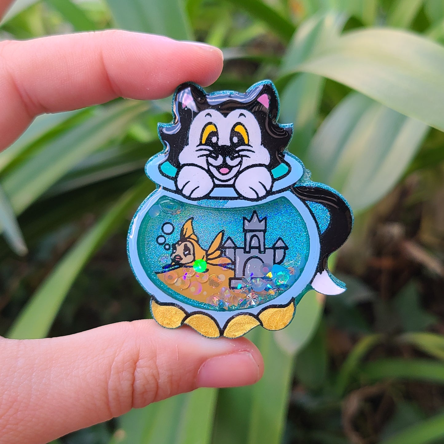 Cat & Fish Charm
