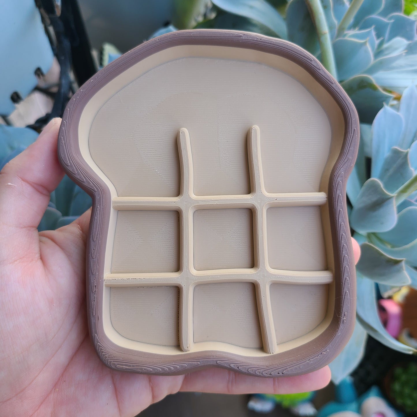 Egg & Avocado Toast 3D Printed Tic Tac Toe Game