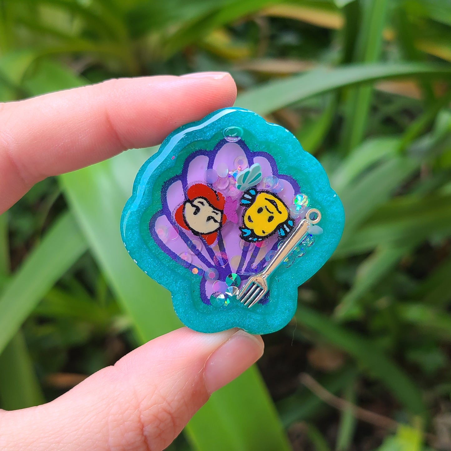 Mermaid Shell Charm