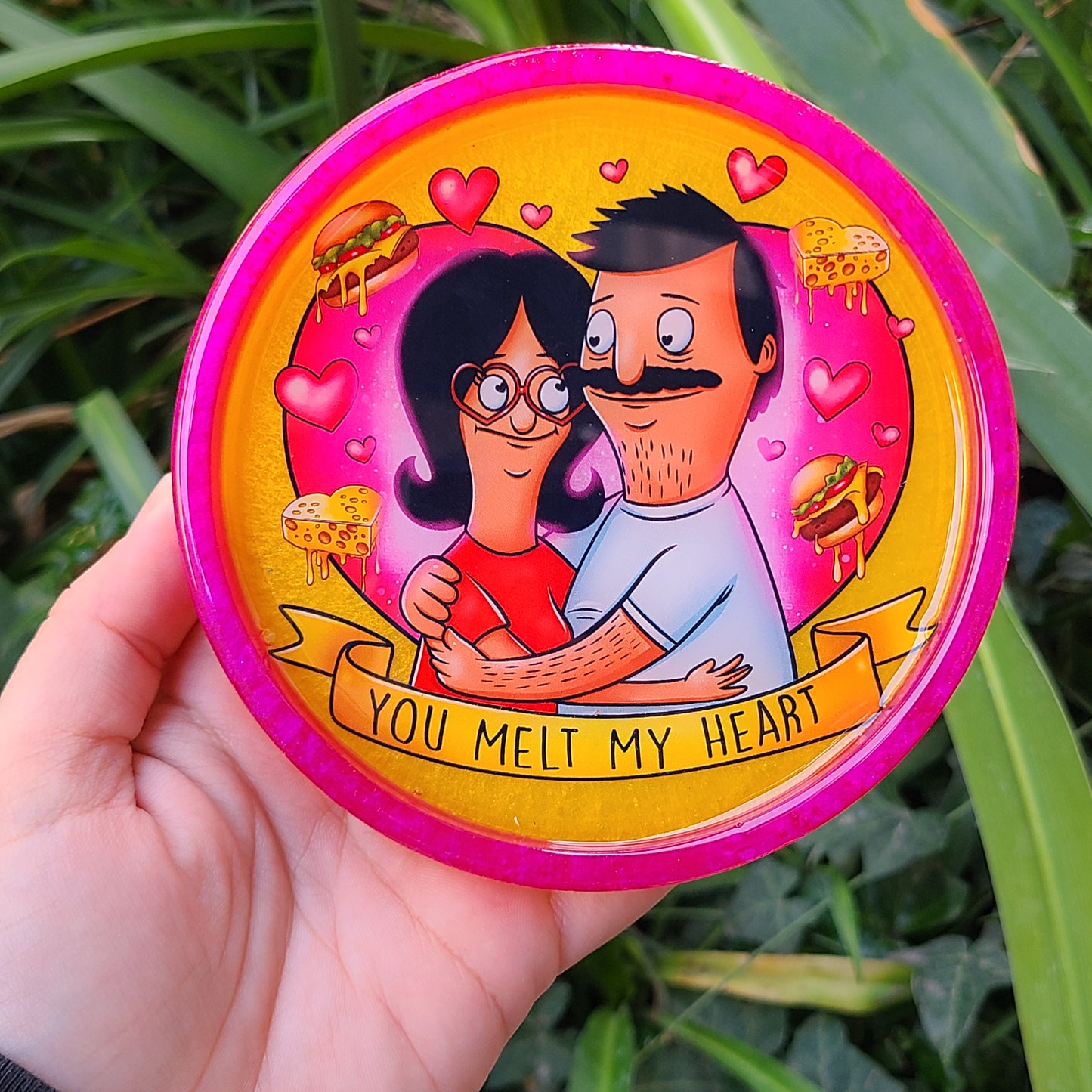 Burger Couple Trinket Tray