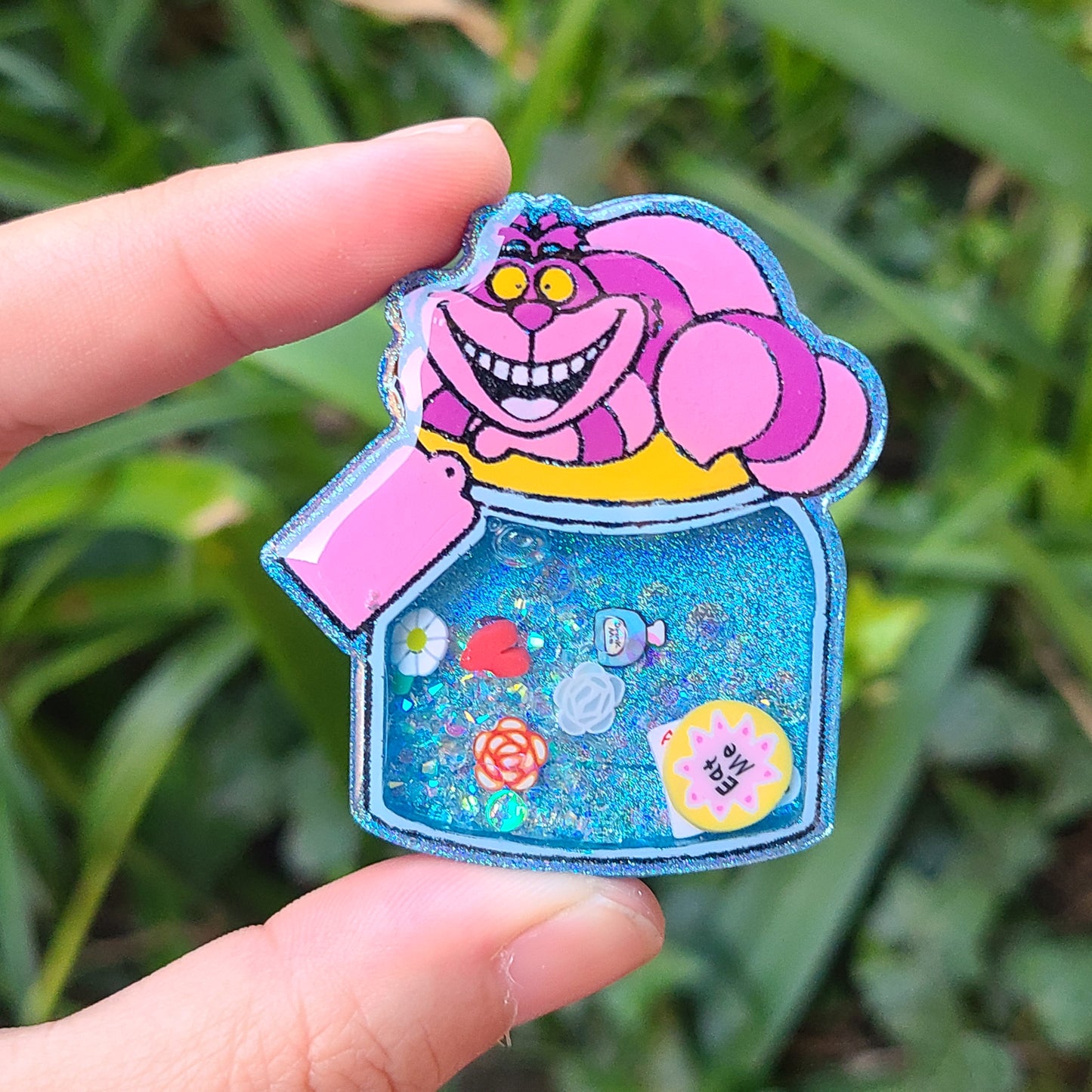 Wonderland Cat Bottle Charm