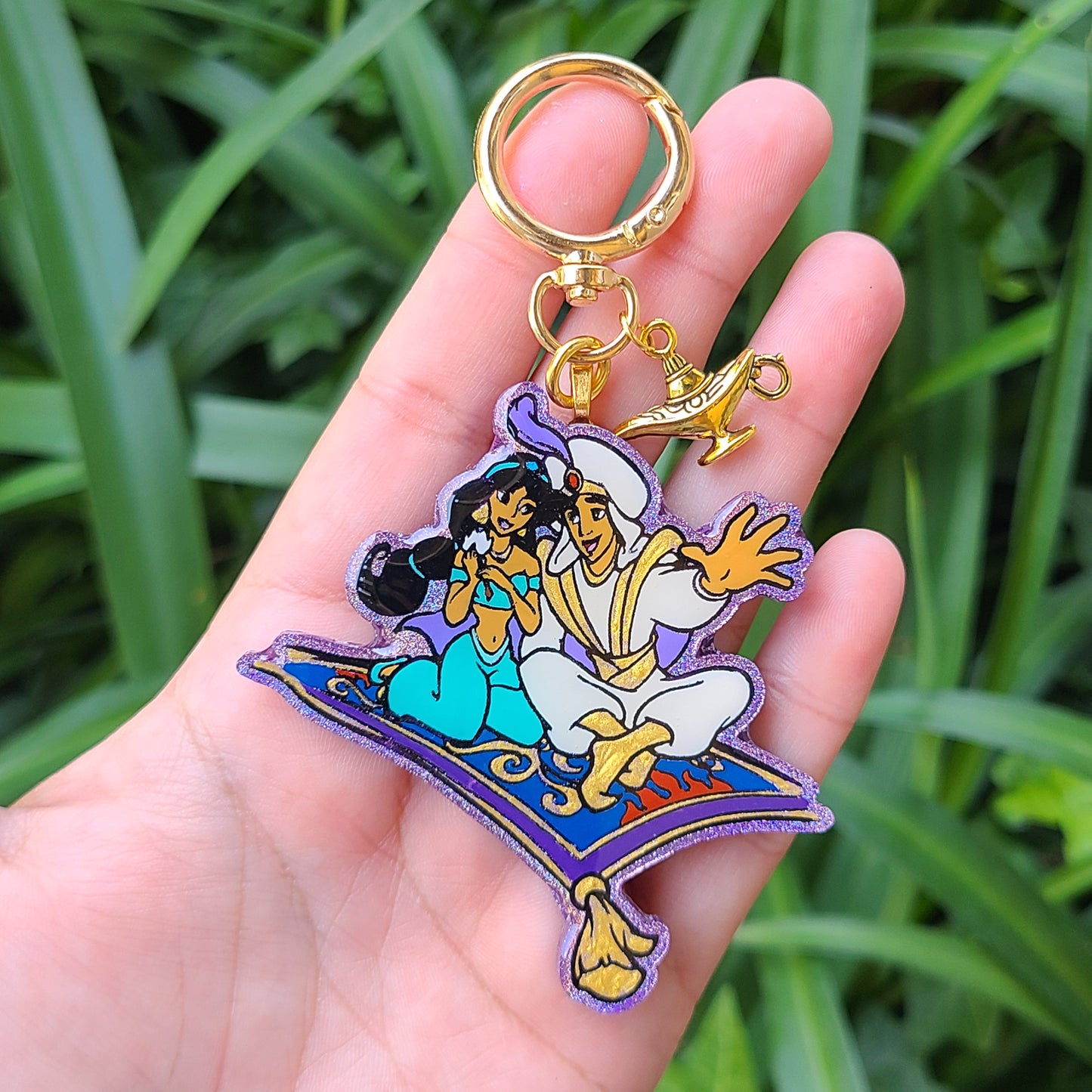 Flying Carpet Bag Charm