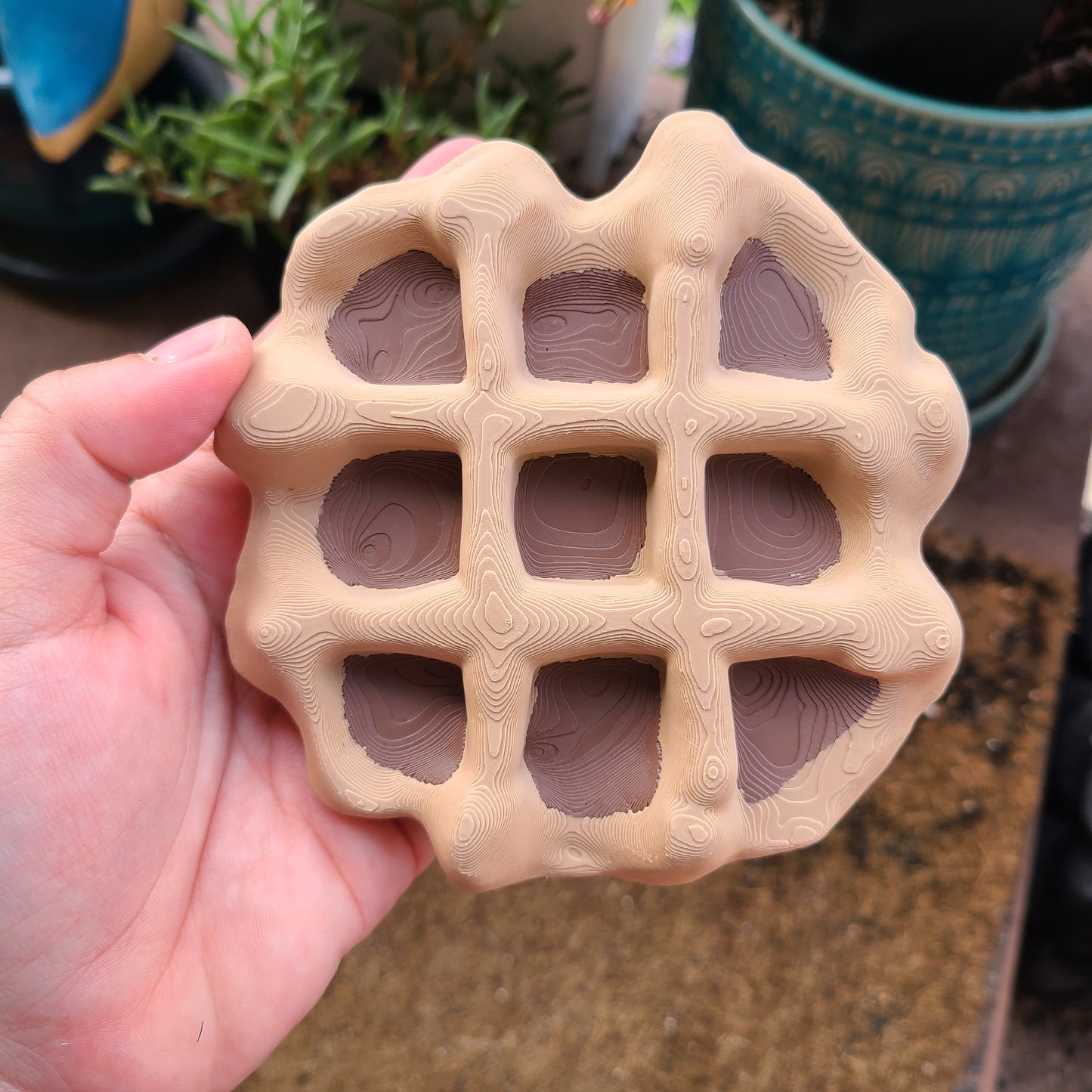 Strawberry & Cream 3D Printed Tic Tac Toe Game