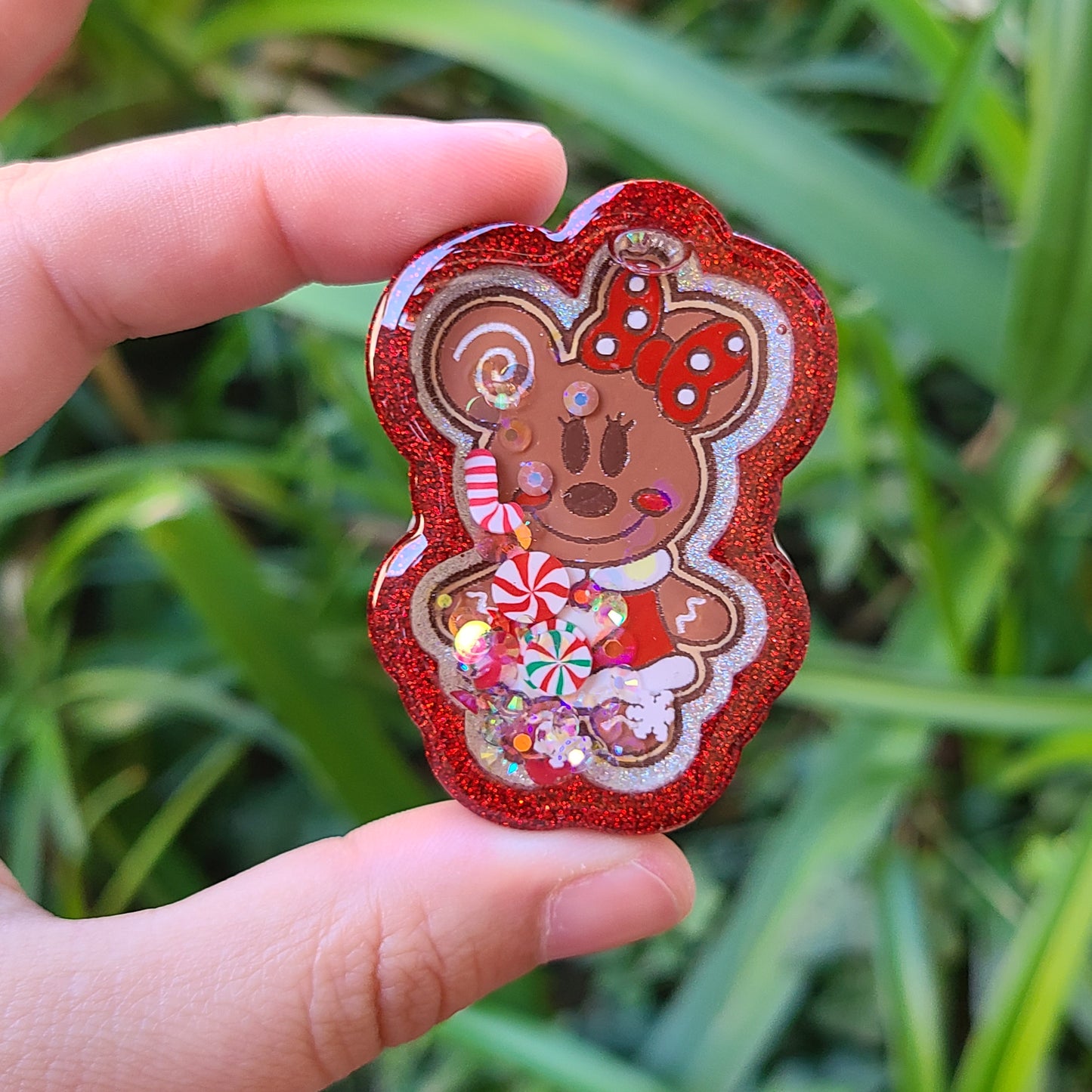 Girl Gingerbread Mouse Charm