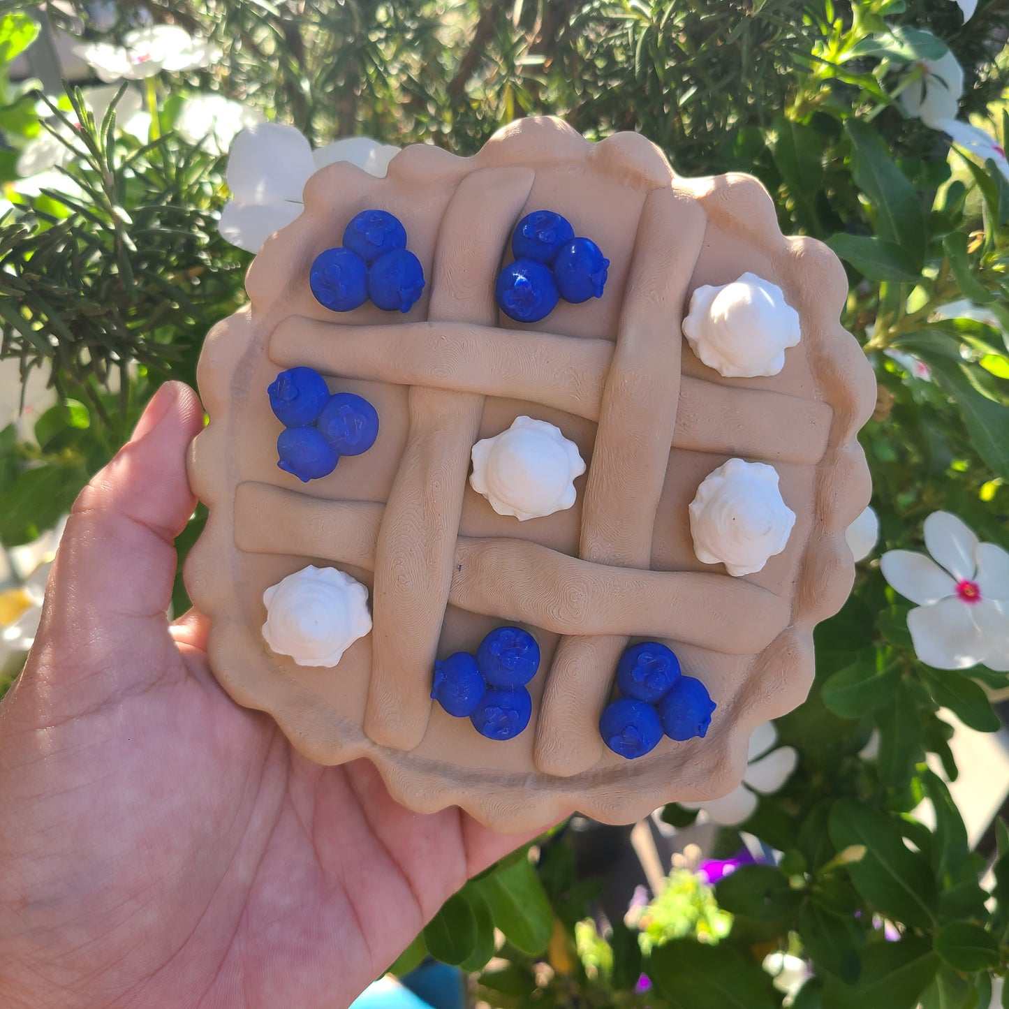 Magnetic Blueberry Pie Tic Tac Toe Game