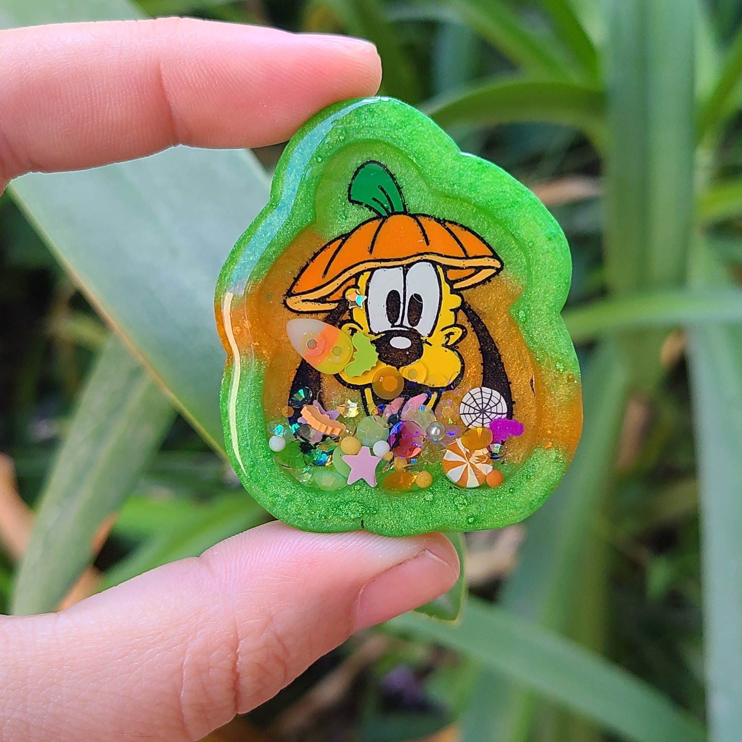 Dog Pumpkin Charm