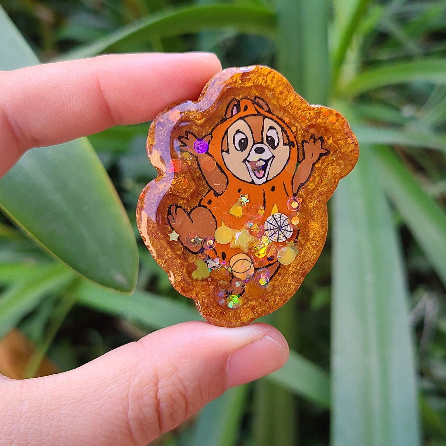 Chipmunk Pumpkin Charm