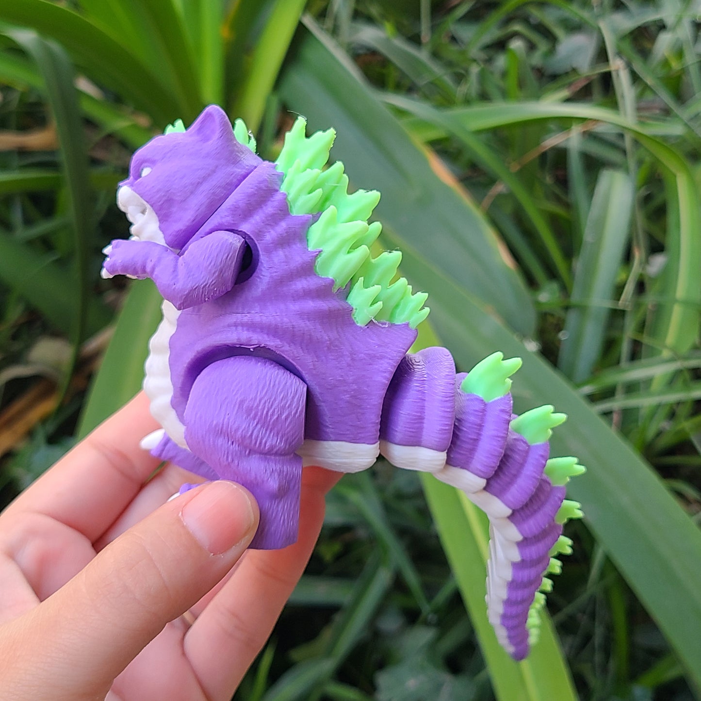 Catzilla Fidget (Green Glows in the Dark)