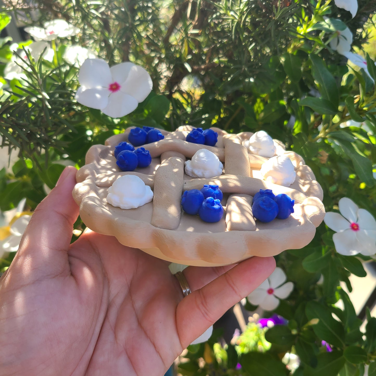 Magnetic Blueberry Pie Tic Tac Toe Game