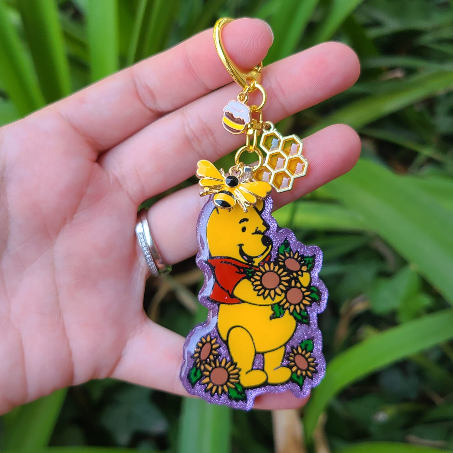 Honey Bear Keychain