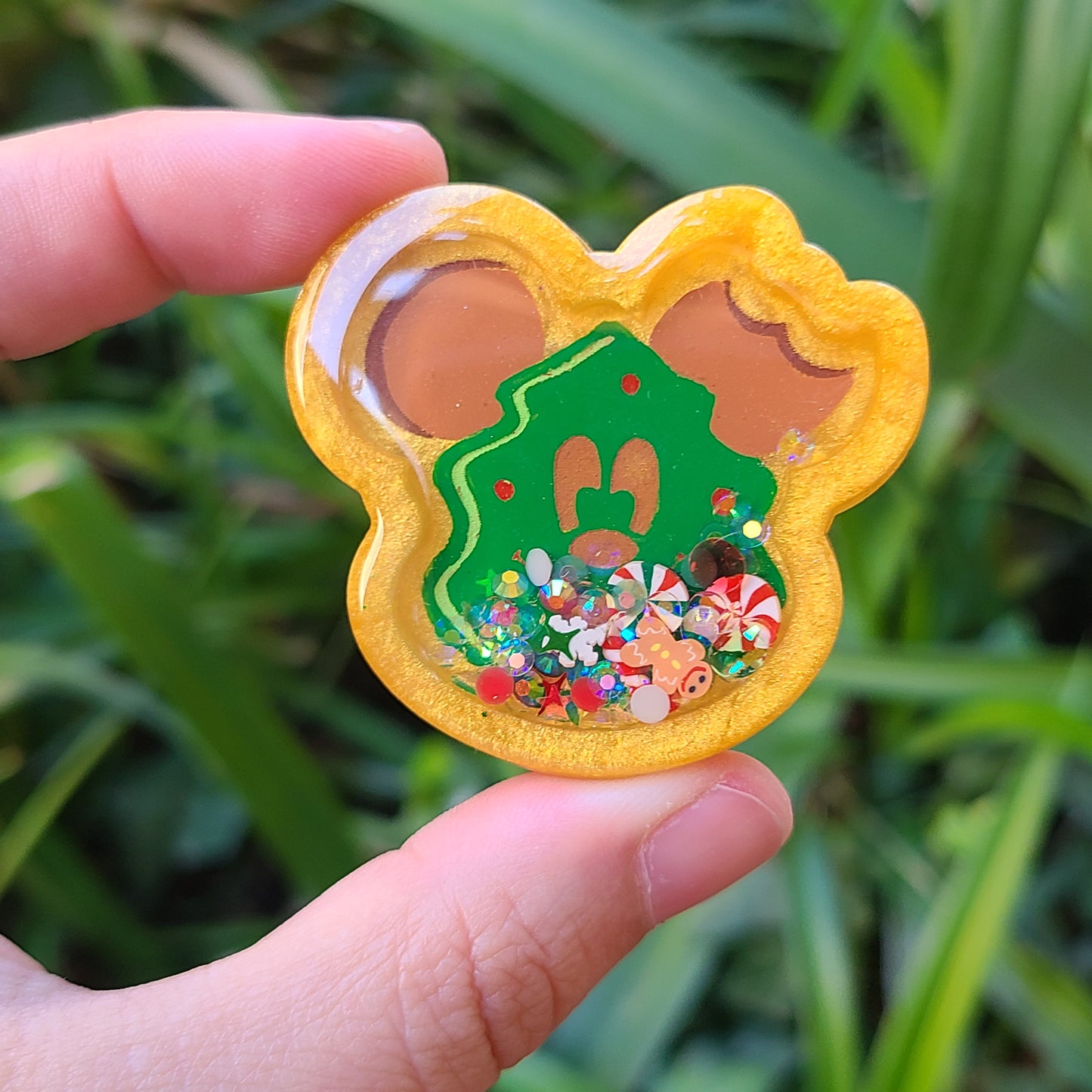 Christmas Mouse Cookie Charm