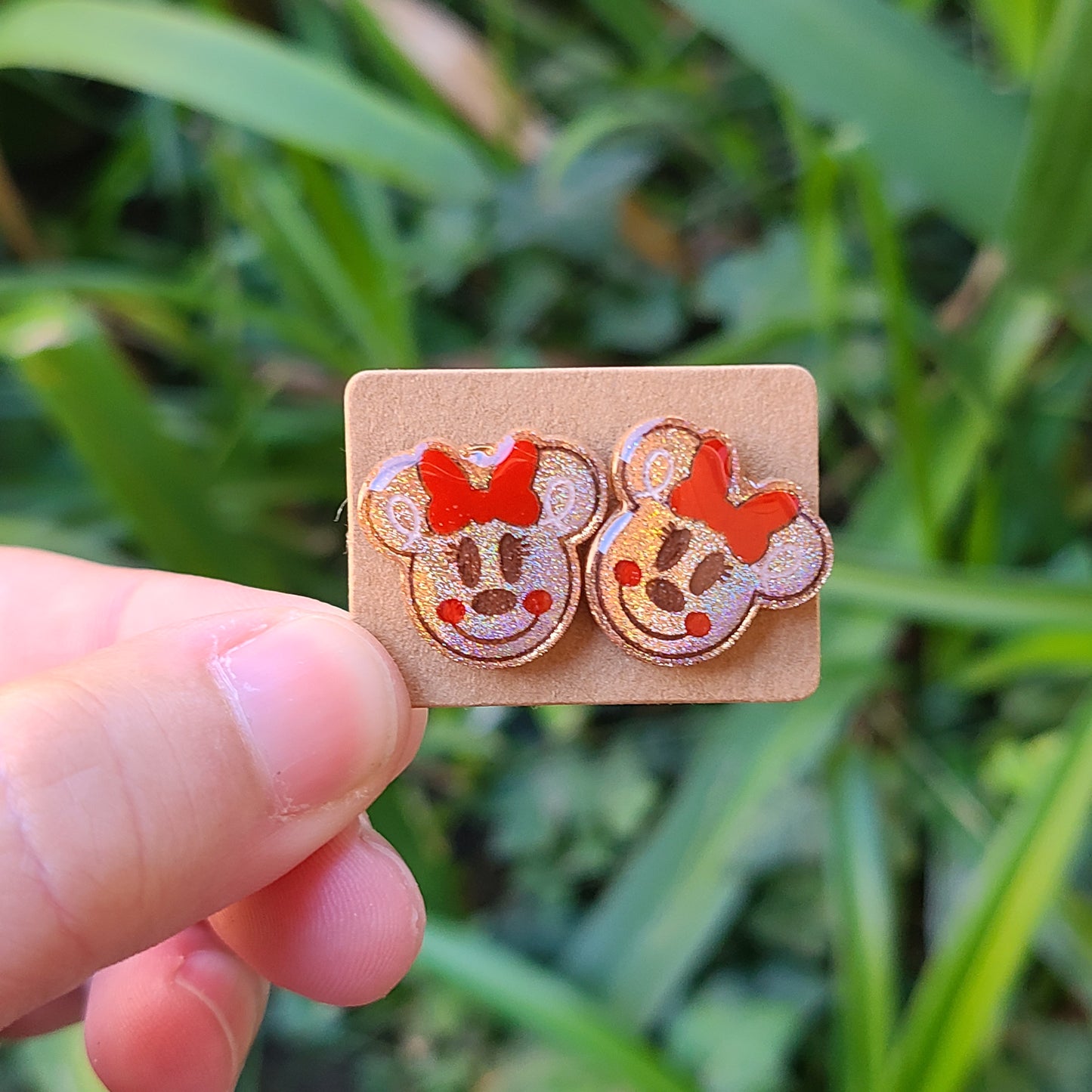 Gingerbread Stud Earrings