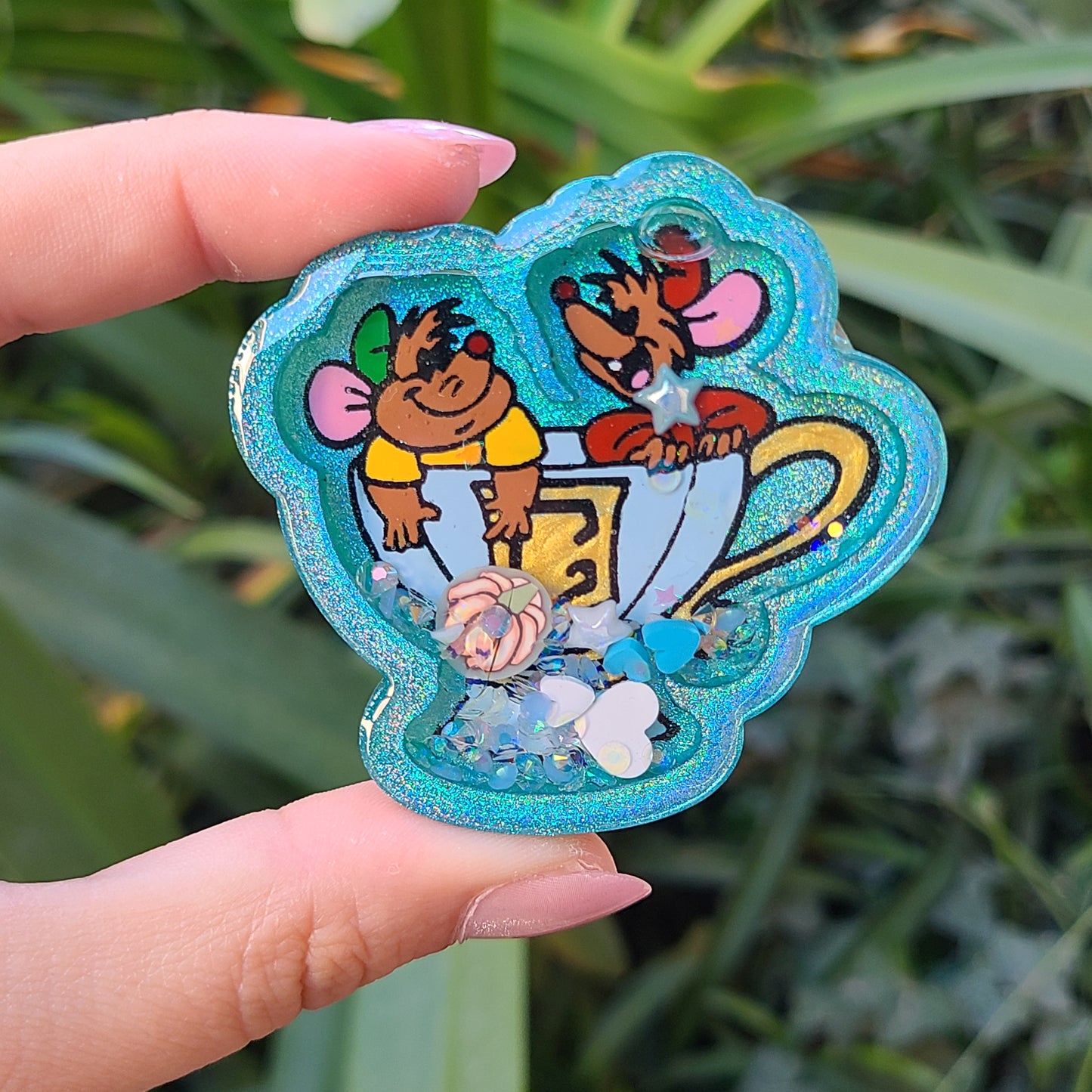 Blue Princess Mouse Charm