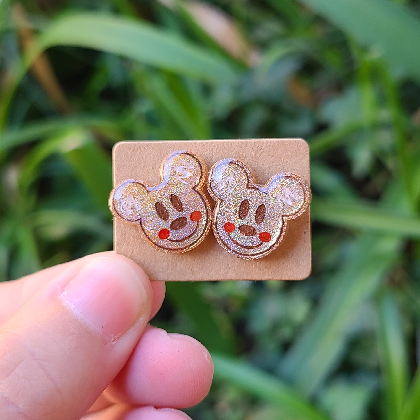Gingerbread Stud Earrings