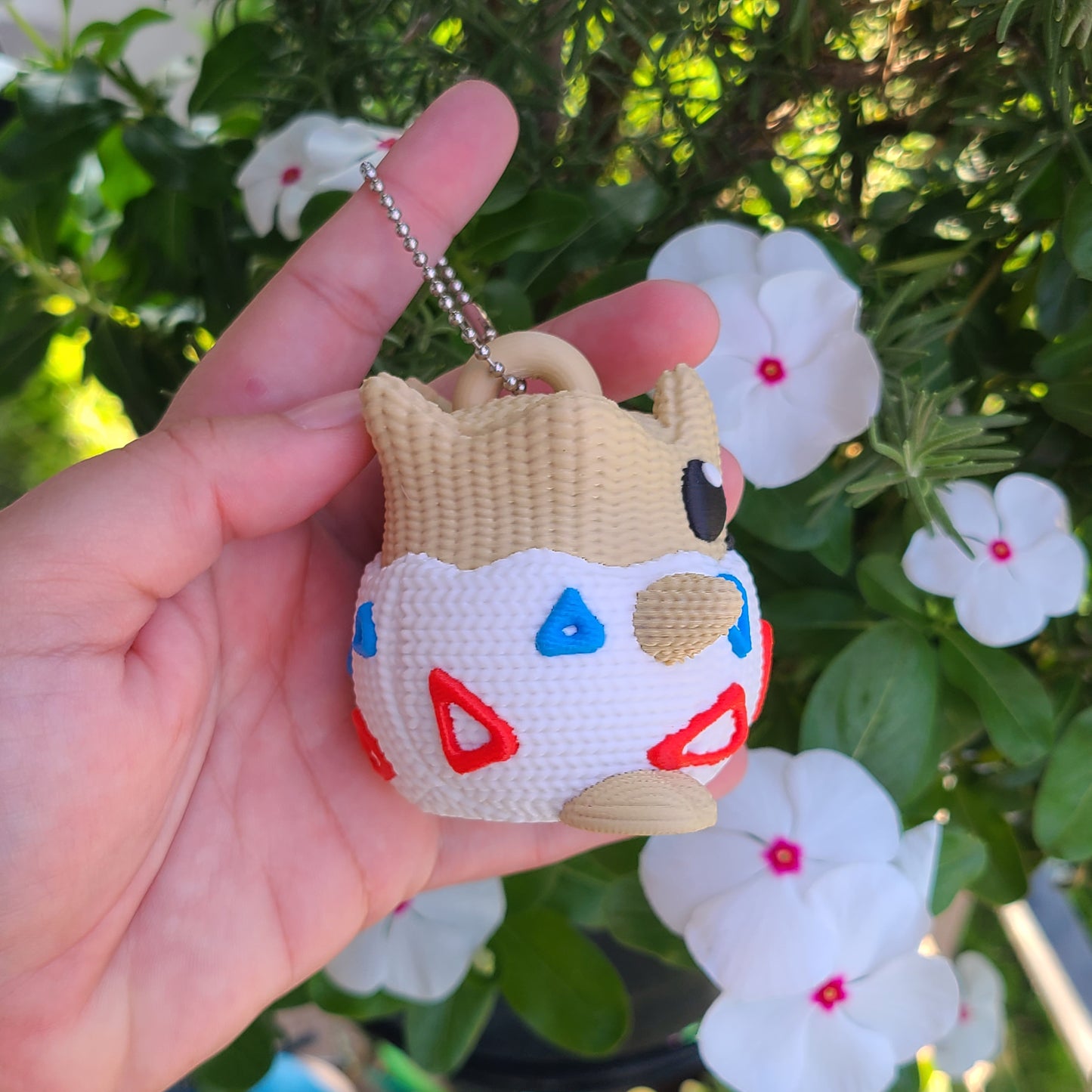 Spike Ball Pocket Monster Keychain