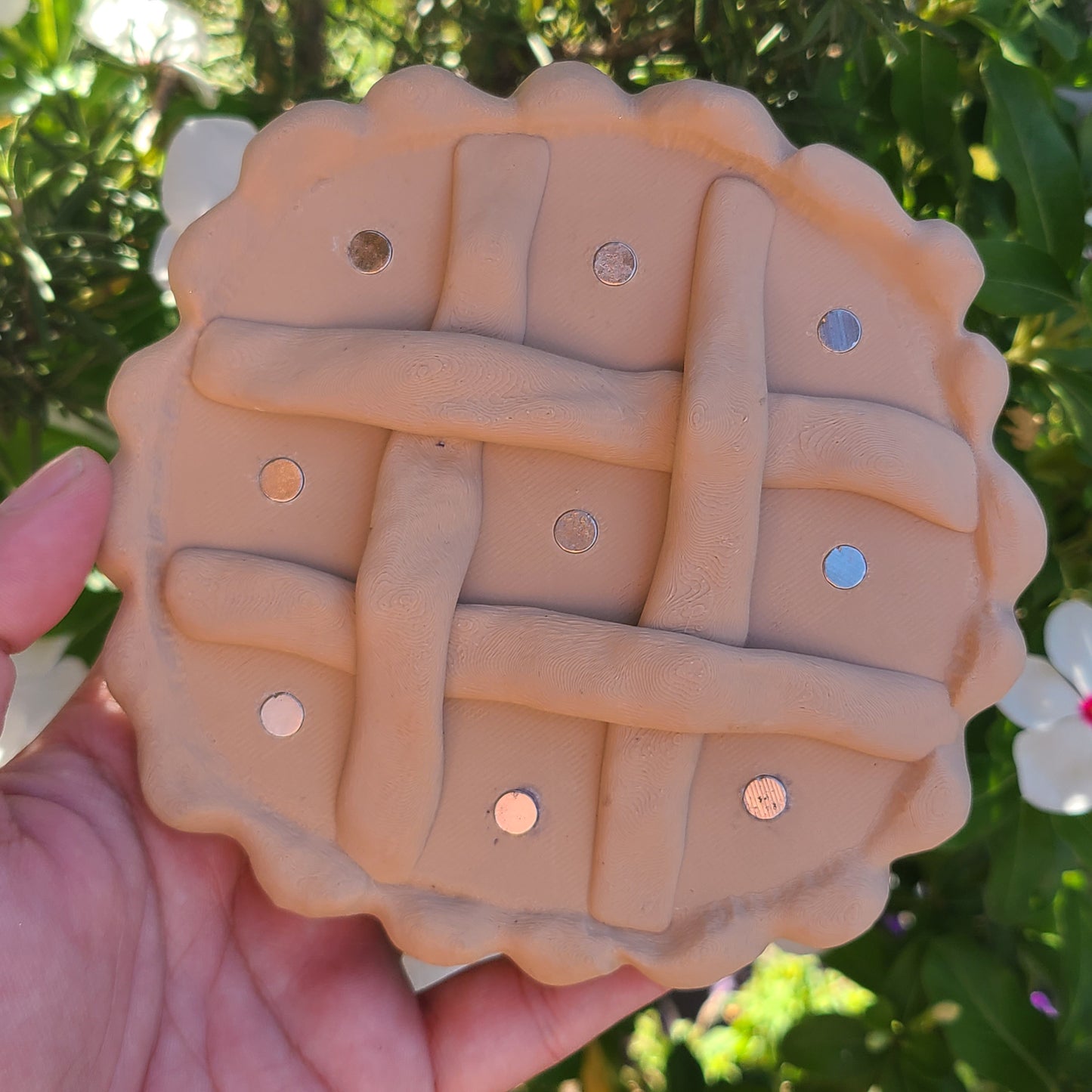 Magnetic Blueberry Pie Tic Tac Toe Game