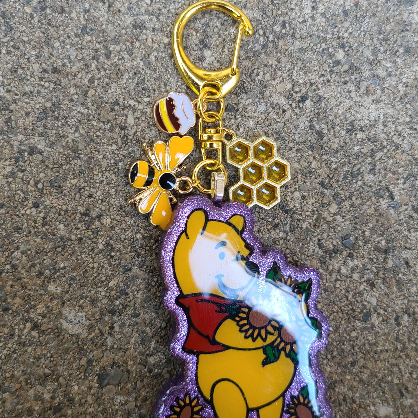 Honey Bear Keychain