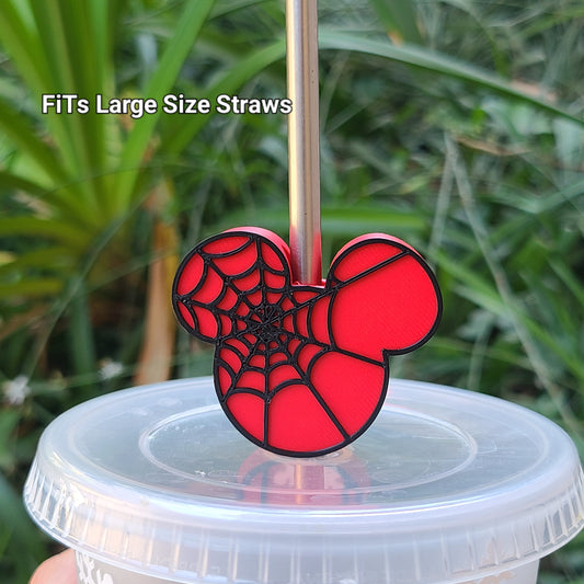 Spider Web Straw Topper