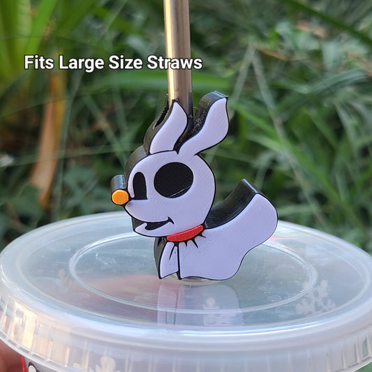 Ghost Dog Straw Topper