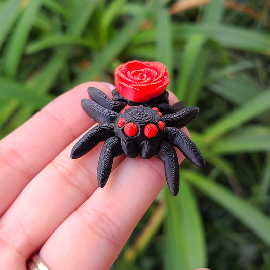 Mini Rose Fidget Spider