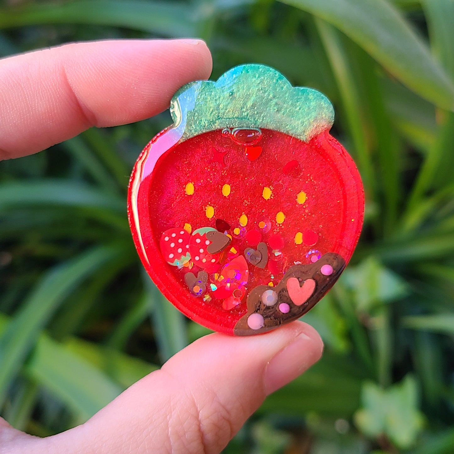 Strawberry Dipped Charm