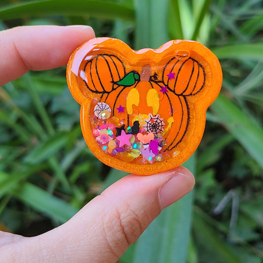 Mouse Pumpkin Charm