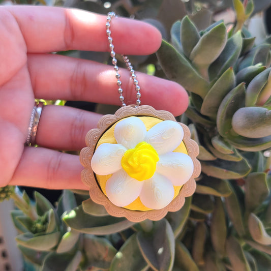 Lemon Pie Fidget Clicker Keychain