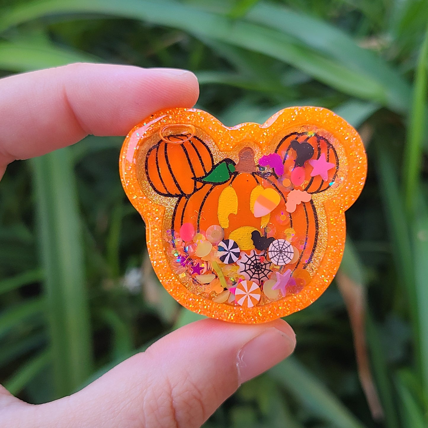 Pumpkin Mouse Charm