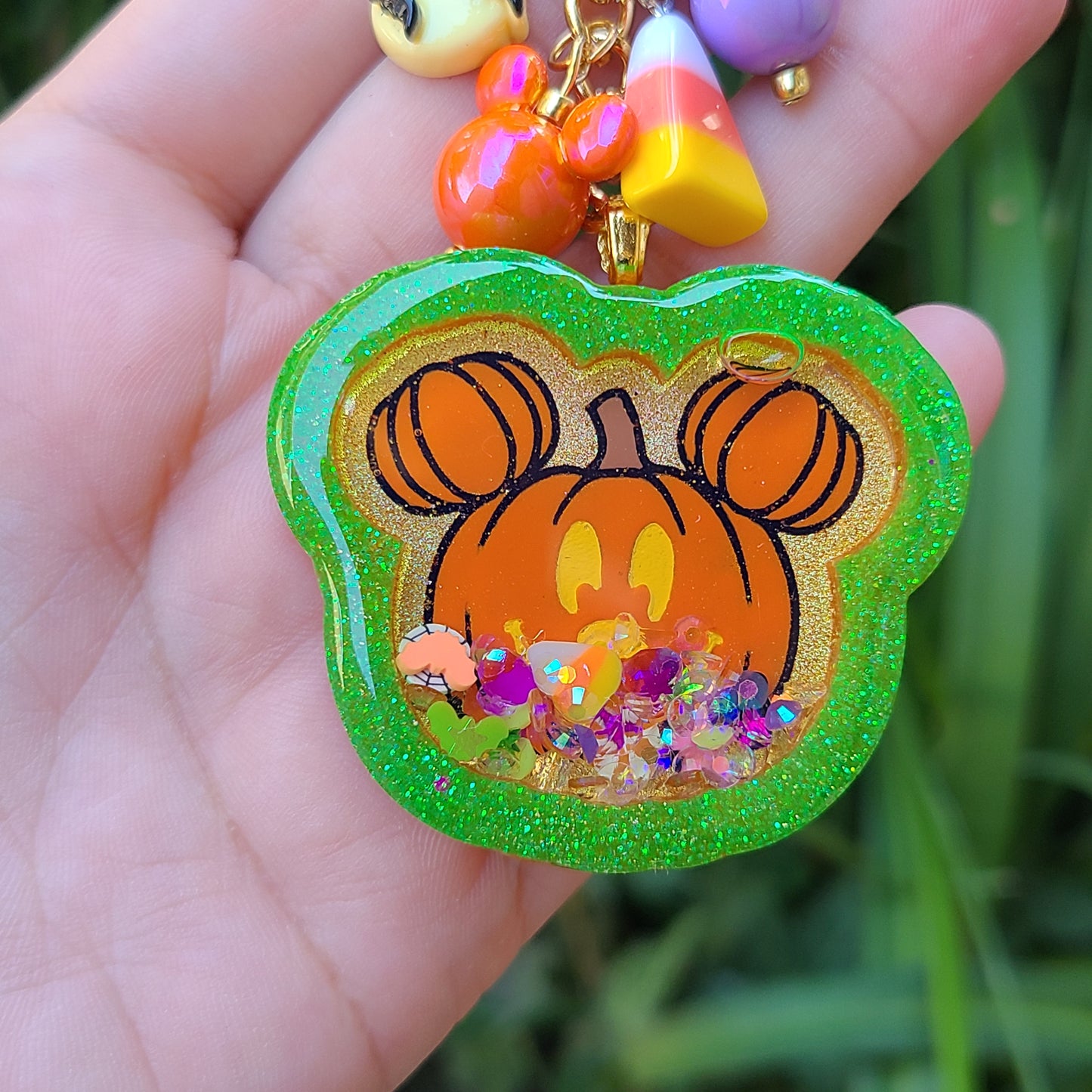 Boy Mouse Pumpkin Bag Charm