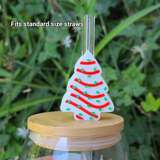 Christmas Tree Straw Topper
