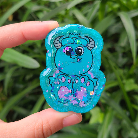 Blue Monster Charm