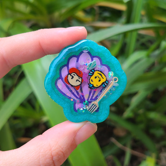 Mermaid Shell Charm