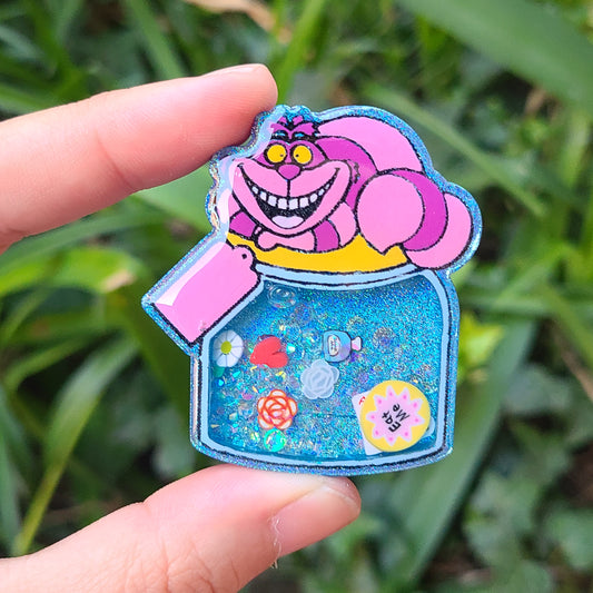 Wonderland Cat Bottle Charm