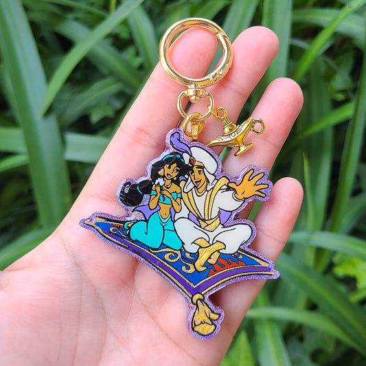 Flying Carpet Bag Charm