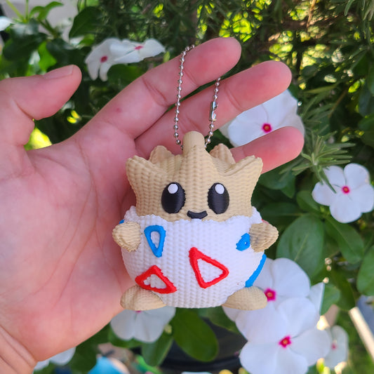Spike Ball Pocket Monster Keychain