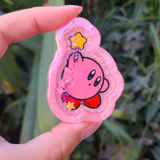 Pink Video Game Charm