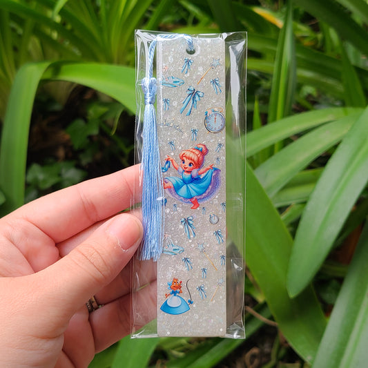 Blue Princess Bookmark