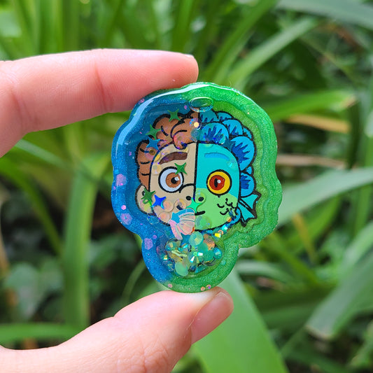 Sea Monster Boy Charm