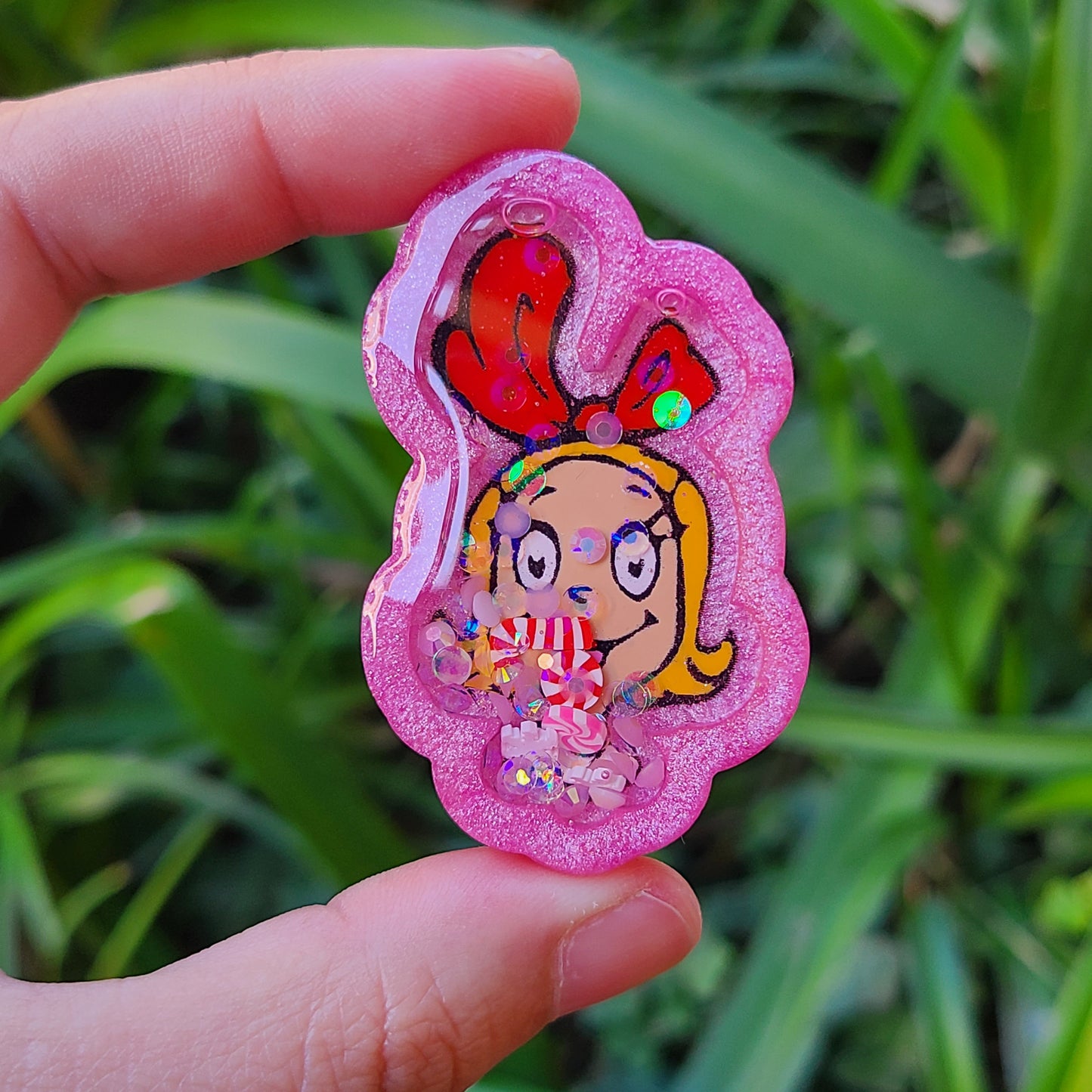 Christmas Girl Charm