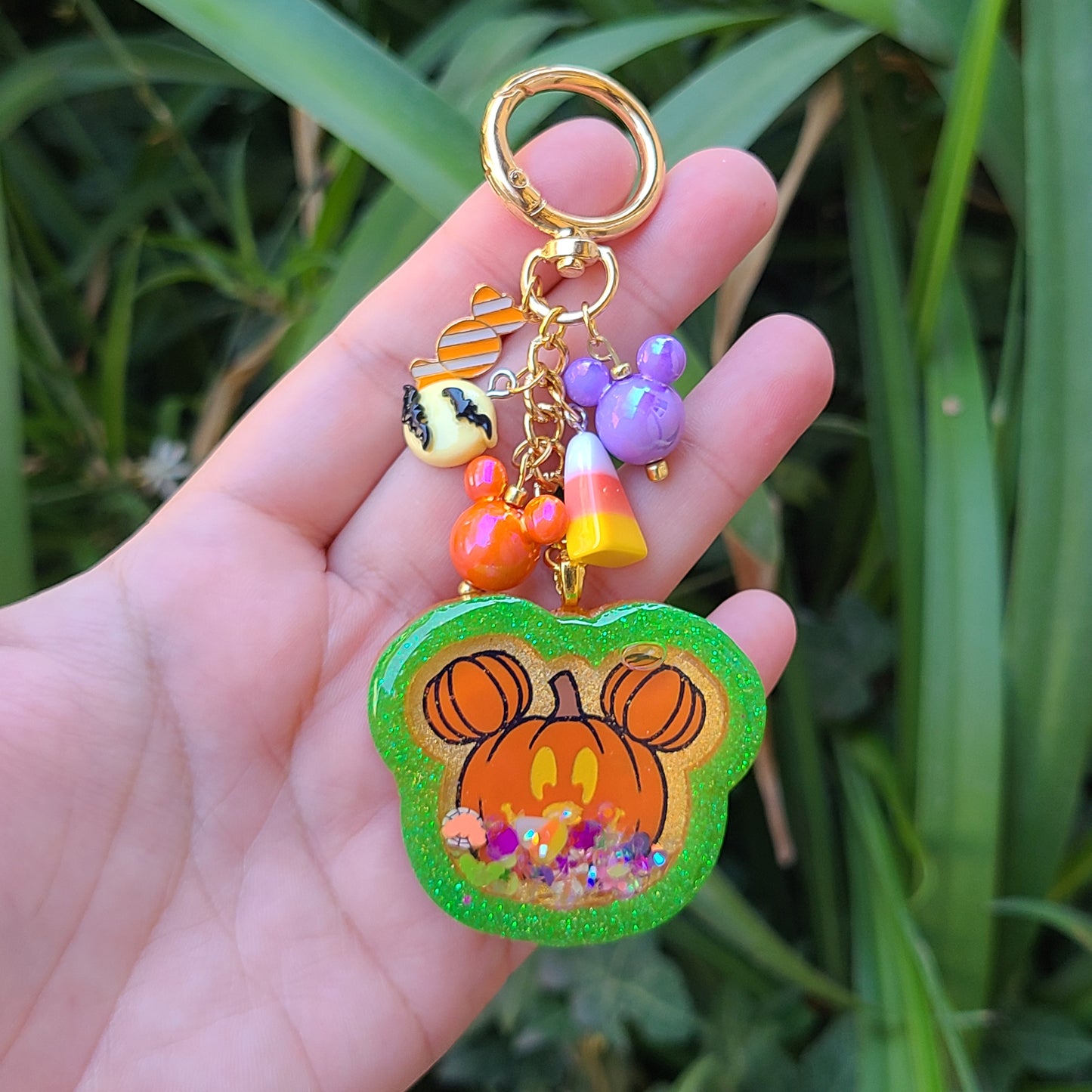 Boy Mouse Pumpkin Bag Charm
