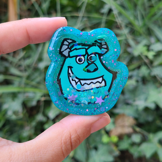 Blue Monster Charm