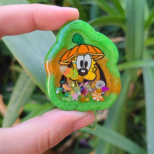Dog Pumpkin Charm