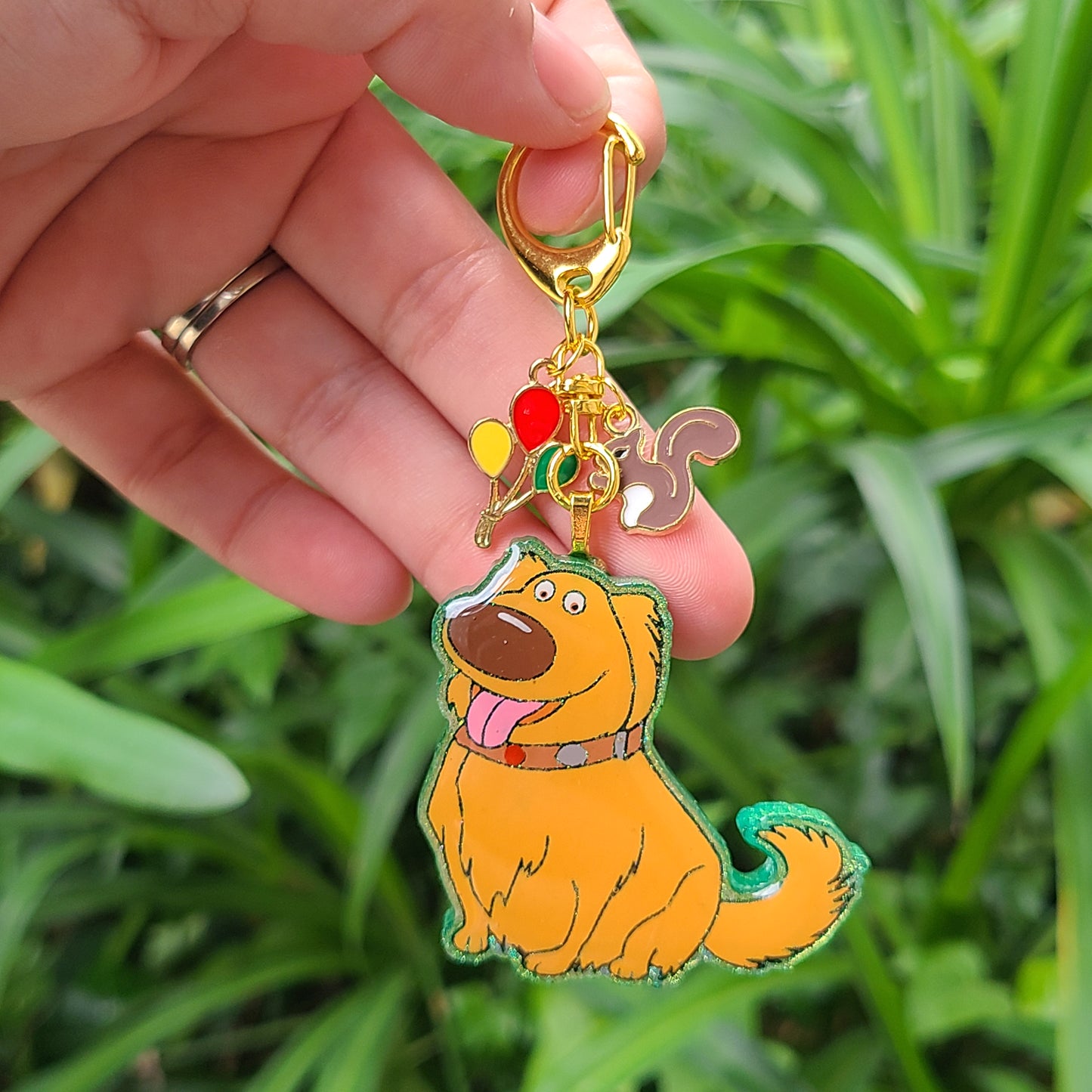 Up Dog Bag Charm
