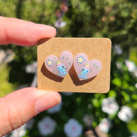 Doll Heart Earrings